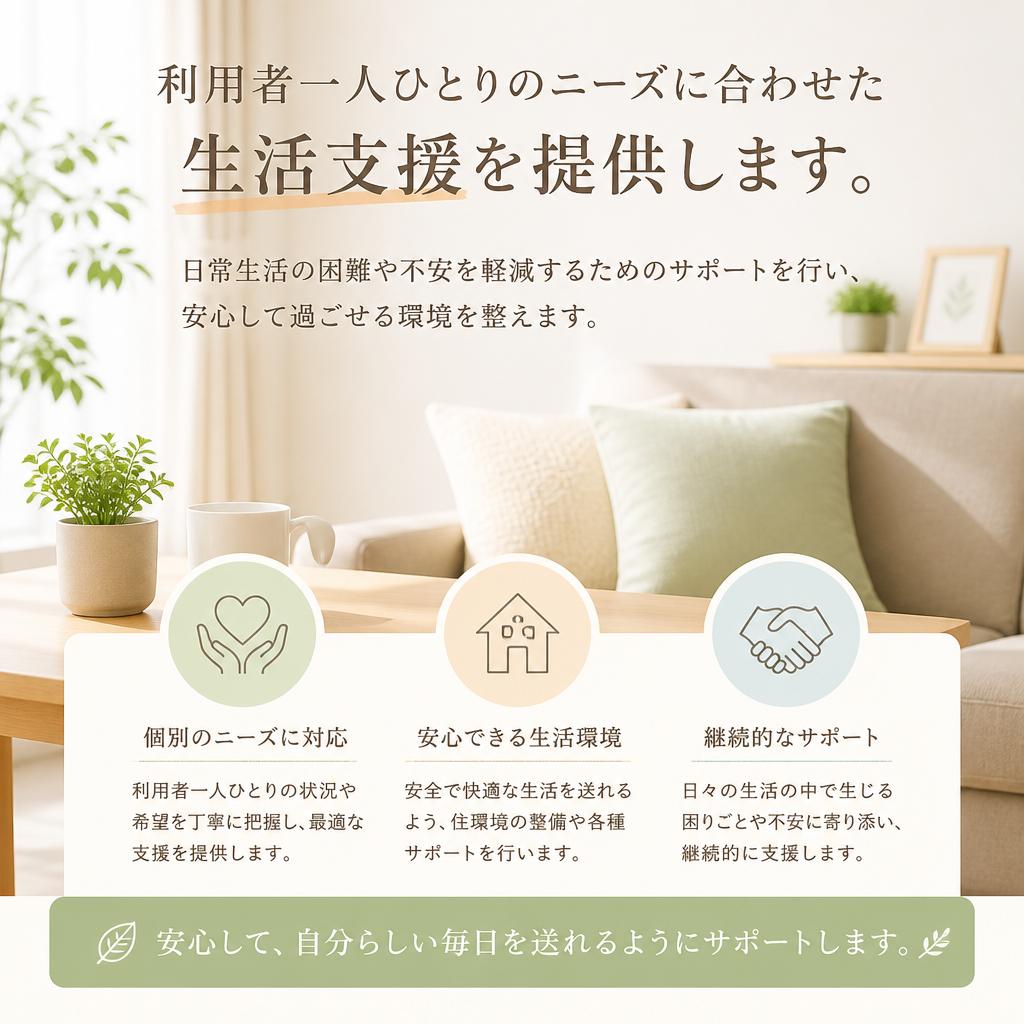 充実した生活支援サービス