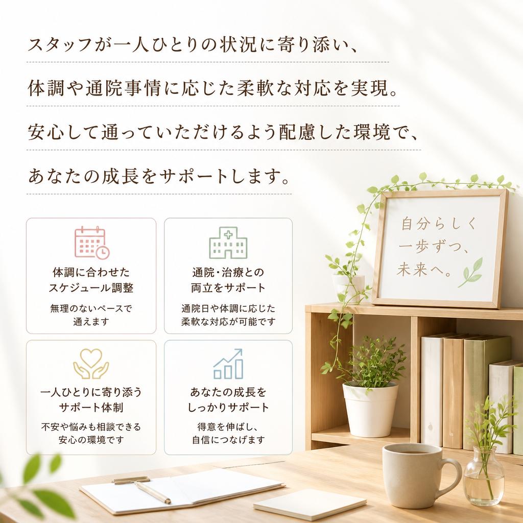 手厚いサポート体制