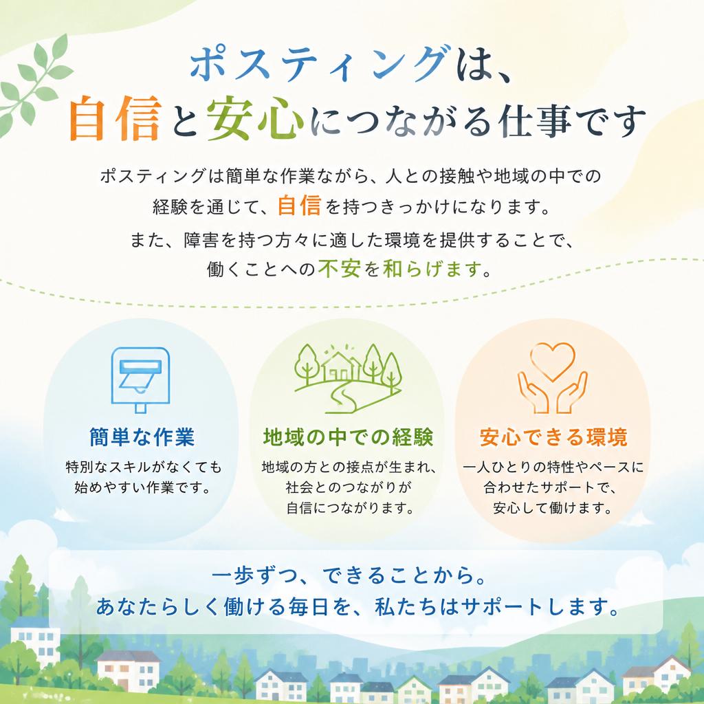 なぜポスティングなのか？