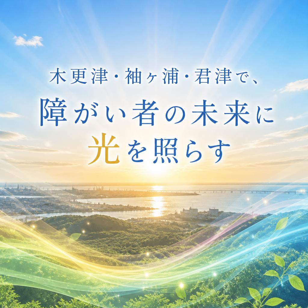 木更津・袖ヶ浦・君津で、障がい者の未来に光を照らす