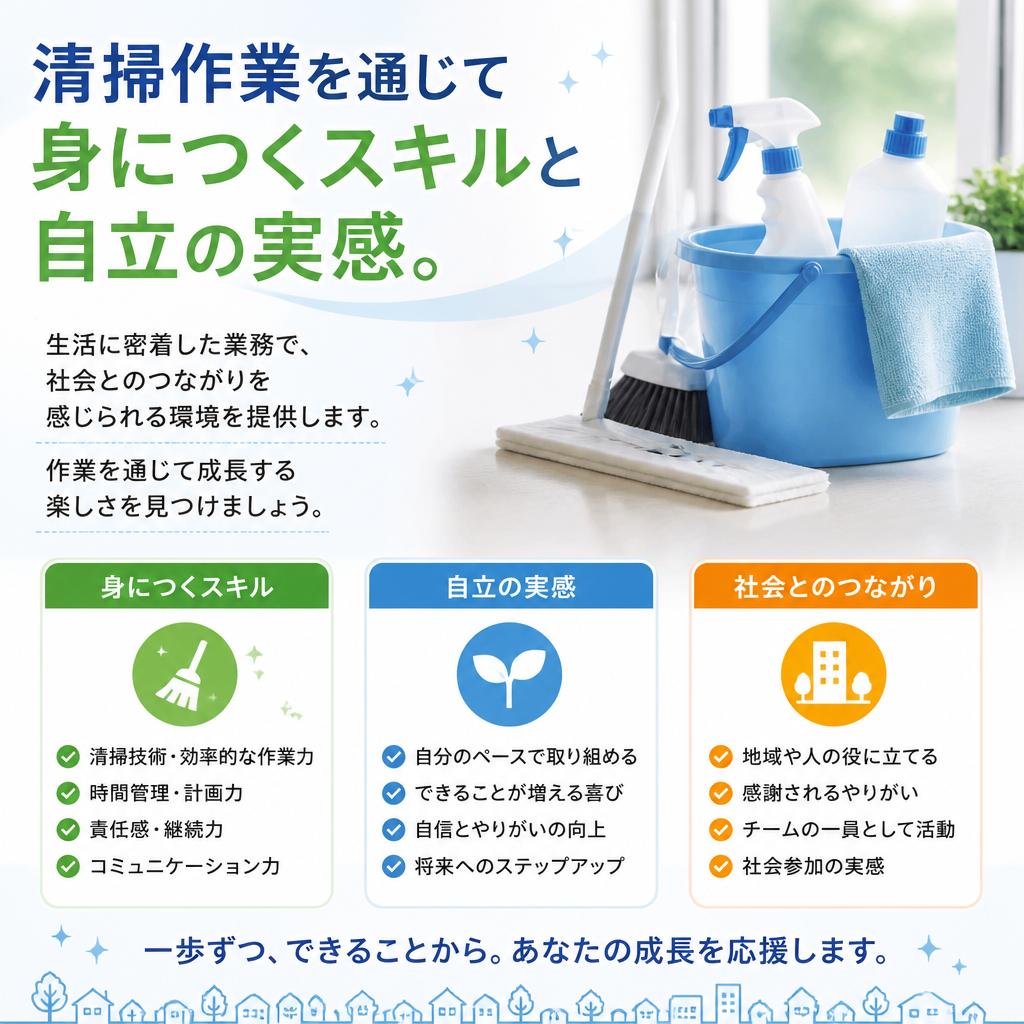 清掃で得られる自立の喜び