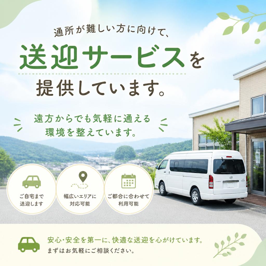 安心の送迎サービス