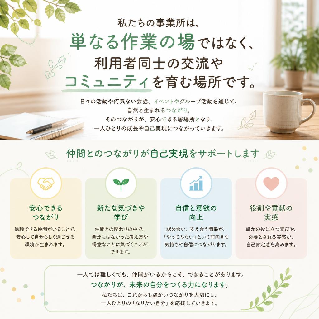 コミュニティとのつながり