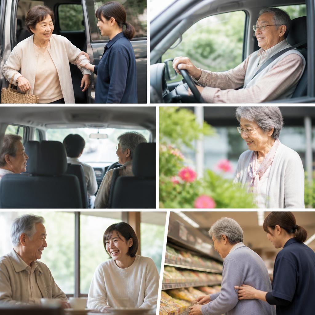 4. 利用者の声 - 送迎サービスで広がる新しい日常
